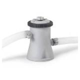 Intex C330 Krystal Clear Cartridge Filter Pump for Above Ground Pools: 330 GPH Pump Flow Rate Improved Circulation and Filtration Easy Installation Improved Water Clarity Easy-