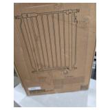 BalanceFrom Easy Walk-Thru Baby and Pet Safety Gate with Hold-Open and Auto-Close Adjustable Steel Barrier for Stairs, Doorways, and Hallways, No Drilling Installation