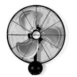 Hurricane Pro High Velocity Oscillating Metal Wall Mount Fan w/ 3 Speeds, Black, 20\" - Corded Electric Air Cooling Unit w/ Powerful 4500 CFM Airflow for Home, Garage, Gym, Workshop & Greenhouse