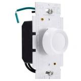 GE Single Pole Dimmer Knobs  Rotate on/off  White and Light Almond 120V