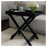 Lavish Home 80-FT-10 End Table - Black - Retail: $66