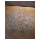 Libbey Classic Glass Goblets Set Of 12, Dishwasher Safe 16.25 Oz Drinking Goblets for Tea, Sangria and More, Ideal Stemmed Water Glasses for Parties