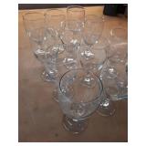 Libbey Classic Glass Goblets Set Of 12, Dishwasher Safe 16.25 Oz Drinking Goblets for Tea, Sangria and More, Ideal Stemmed Water Glasses for Parties