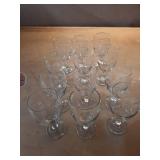 Libbey Classic Glass Goblets Set Of 12, Dishwasher Safe 16.25 Oz Drinking Goblets for Tea, Sangria and More, Ideal Stemmed Water Glasses for Parties