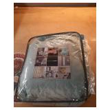 9pc Queen Stella Duvet Set - Blue: Madison Park, Cotton Percale, OEKO-TEX Certified, Vintage Style - Retail: $88