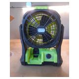 Job site Fan Battery Operated Fan, Neon Green (Tool Only) - Retail: $60