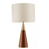 INK+IVY Chrislie Wood Table Lamp
