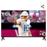TCL 32-Inch Class S3 1080p LED Smart TV with Roku TV (32S350R, 2023 Model), Compatible with Alexa, Google Assistant, and Apple HomeKit Compatibility, Streaming FHD Television,Black - Retail: $150