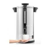 SYBO SR-CP-100B Commercial Grade Stainless Steel Percolate Coffee Maker Hot Water Urn for Catering, 100-Cup 16 L, Metallic - Retail: $120