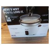 Aroma 32 Cup Dishwasher Safe Pot Style Cooker with Lid  3 Piece  White