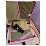 Case-it Mighty Zip Tab Zipper Binder  3  O-Ring with 5-Color tabbes  Expanding File Folder and Shoulder Strap and Handle  D-146-FUN Flowers