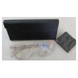 Prive Revaux 3.50 Clear Frame Glasses with Case - Retail: $65