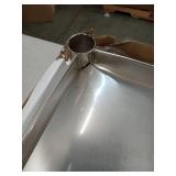 Trinity Stainless Steel Prep Table *Missing Hardware Screws & 3 Legs - Retail: $232