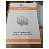 Trinity Tbfc-22072| Wire Basket W/ Slides | Chrome | 2-pack - Retail: $100