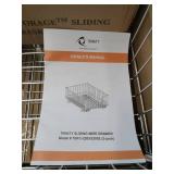 Trinity |tbfc-22052| Wire Drawer W/ Slides | Chrome | 2-pack - Retail: $80