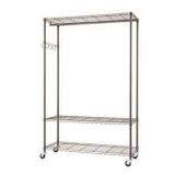 Rolling Garment Rack in Bronze Anthracite - Retail: $149