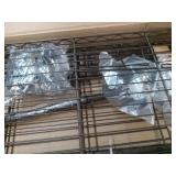 Rolling Garment Rack in Bronze Anthracite - Retail: $149