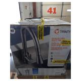 Trinity Commercial Stainless Steel Utility Sink with Pull-Down Faucet *Used Condition,  Missing Instructions & Some Hardware  - Retail: $599