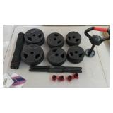 Fitplam Adjustable Dumbbell Set - Items Recieved Are In Photo - Retail: $45
