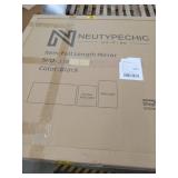 Neutypechic Full Length Mirror - Black Frame 35\" x 69\" - Retail: $129