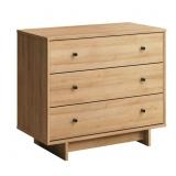 Modern 3-Drawer Natural Oak Nightstand - Retail: $162