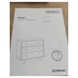 Modern 3-Drawer Natural Oak Nightstand - Retail: $162