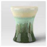 Glazed Ceramic Accent Table Green - Threshold - Retail: $85