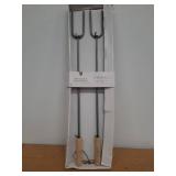 2pc Marshmallow Roasting Log Tong Sticks Black - Threshold - Retail: $30