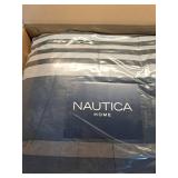 Nautica | Rendon Collection Set-100% Cotton Cozy & Soft  Durable & Breathable Striped Comforter with Matching Shams  Twin  Charcoal - Retail: $100