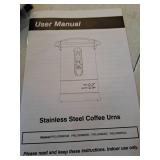 Commercial Grade Coffee Urn - 120 Cup Capacity - Retail: $80
