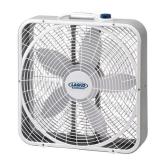 Lasko 20  Weather-Shield Performance Box Fan with 3 Speeds  3720  White  22.5  High