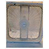 Lasko 20  Weather-Shield Performance Box Fan with 3 Speeds  3720  White  22.5  High