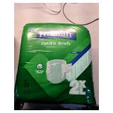 FitRight OptiFit Briefs  Ultra Absorbency Disposable Adult Briefs with Tabs  2XL  60 - 70   20 Count 3 pack - Retail: $60