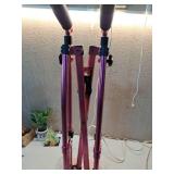 Pink Metal Folding Sawhorses - Set of 2
