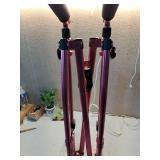 Pink Metal Folding Sawhorses - Set of 2