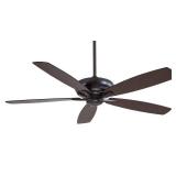 Minkaaire Kola-Xl Kola-Xl 5 Blade 60  Energy Star Indoor Ceiling Fan - Kocoa brown  - Retail: $300