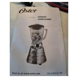 Oster Classic Series Heritage Blender with 6-Cup Glass Jar  Stainless Steel - Retail: $80