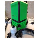 Simpli-Magic Electric Power Washer Kit 2750 PSI Pressure Washer with 4 Nozzle Tips Foam Cannon with Long Cable & Hose - green this color