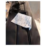 Portable Tri-Fold Exercise Mat- black color