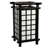 Oriental Furniture 17" Ido Lamp, Table lamp, Japanese lamp, Decorative lamp, Living room, Bedroom, studies - Retail: $99