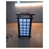 Oriental Furniture 17" Ido Lamp, Table lamp, Japanese lamp, Decorative lamp, Living room, Bedroom, studies - Retail: $99