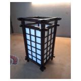 Oriental Furniture 17" Ido Lamp, Table lamp, Japanese lamp, Decorative lamp, Living room, Bedroom, studies - Retail: $99