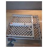 Toddleroo by North States 42 Wide Supergate Ergo Baby Gate, Made in USA: For Doorways or stairways. Includes Wall Cups. Pressure or Hardware Mount. 26 - 42 Wide (26\" Tall, Sand) (B01HG7E5R8) - Retail