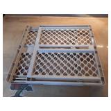 Toddleroo by North States 42 Wide Supergate Ergo Baby Gate, Made in USA: For Doorways or stairways. Includes Wall Cups. Pressure or Hardware Mount. 26 - 42 Wide (26\" Tall, Sand) (B01HG7E5R8) - Retail