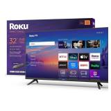 Roku Smart TV 2025  32-Inch Select Series, 1080p Full HD TV  Roku TV with Voice Remote  Flat Screen LED Television with Wi-Fi for Streaming Live Local News, Sports, Family Entertainment (broken)- Reta