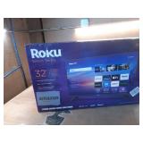 Roku Smart TV 2025  32-Inch Select Series, 1080p Full HD TV  Roku TV with Voice Remote  Flat Screen LED Television with Wi-Fi for Streaming Live Local News, Sports, Family Entertainment (broken)- Reta