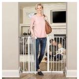 Regalo widespan extrw tall metal walk through safety gate model 1154 DS CLLOR WHITE
