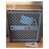 Toddleroo by North States 2-in-1 Supergate Secure Plastic Gate - White