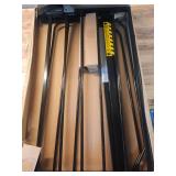 Regalo Easy Step 38.5-Inch Wide Walk Thru Baby Gate, Includes 6-Inch Extension Kit, Pressure Mount Kit, Wall Cups, Black