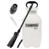 Chapin 20002 Pump Sprayer, 2 Gallon, Lawn and Garden, Hand Pressurized, Anti-Clog Filter, Adjustable Spray Nozzle, Spraying Plants, Watering, Weeds, Fertilizer and Pests, Translucent